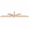 Ekena Millwork Redmond Smooth Timber Gable Bracket, Douglas Fir, 96"W x 24"H x 3 1/2"D x 3 1/2"F, 6/12 Pitch GBW096X24X0404RED00SDF - alternate 4